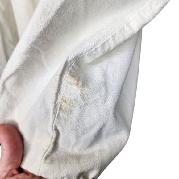 Vintage Mexican Puerto Vallarta Sailfish Shirt Mens M White Surfer - Picture 3 of 12